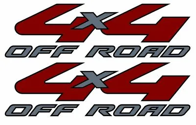 2008-2010 Vinylmark 4x4 Off Road Decals For Ford (F250 F350) Super Duty SILVER • $15.99