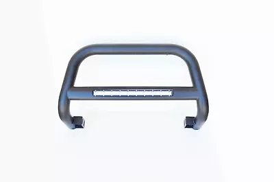 Black Nudge Bar With LED Light Bumper Guard For Toyota Hilux 2015-23 Workmate • $360