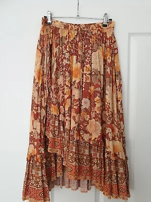 $255 • Buy Spell Amethyst Midi Skirt Size M EUC