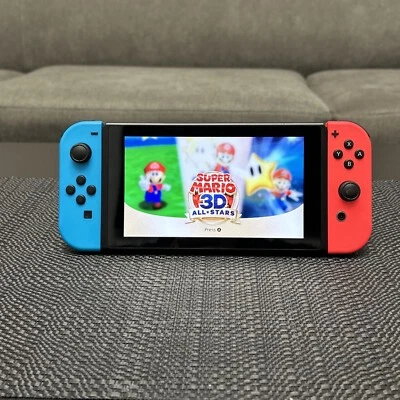 $199 • Buy Nintendo Switch Game Console With Joy Cons Only Series 2