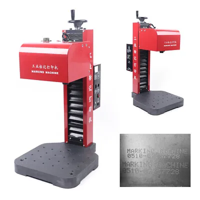 Pneumatic Dot Peen Marking Machine Engraving Fit Nameplate Metal Marking Printer • $478.80