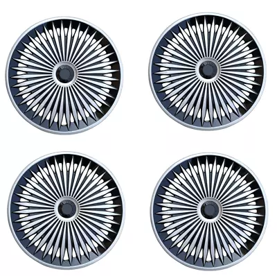$45.99 • Buy US 15  Wheel Covers Set Of 4 Snap On Full Hub Caps Fit R15 Tire &Steel Rim