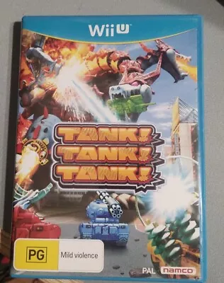 Tank! Tank! Tank! Nintendo Wii U Game • $115
