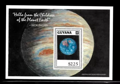 Guyana 1992 - Space - Souvenir Sheet Stamp - Scott #2648 - MNH • $4.25