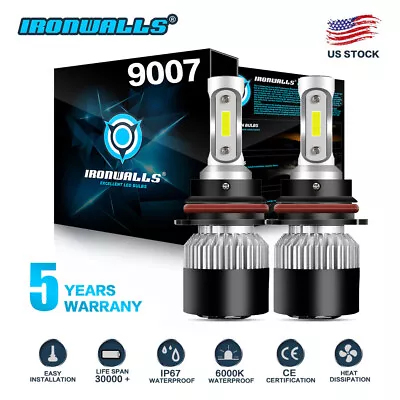 2x 9007 HB5 LED Headlight Bulb 198000LM For Ford F-150 1992-2003 F-250 1992-1999 • $19.75