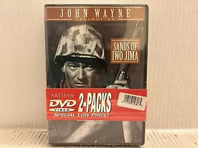 JOHN WAYNE Collection FLYING TIGERS + SANDS OF IWO JIMA DVD 2-PACKS Artisan • $16.99