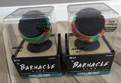 Two Speaqua The Barnacle Plus Vibe 4GB Waterproof/Floatable Bluetooth Speakers • $75