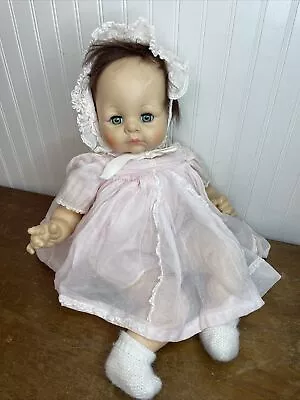 1965 Madame Alexander Original 20  Pussy Cat Doll Brown Hair Green Sleepy Eyes • $39.99