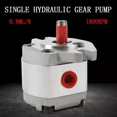 Mini Hydraulic Gear Pump High Pressure Gear Pumps 0.8ml/r Aluminum Alloy 21MPa • $49