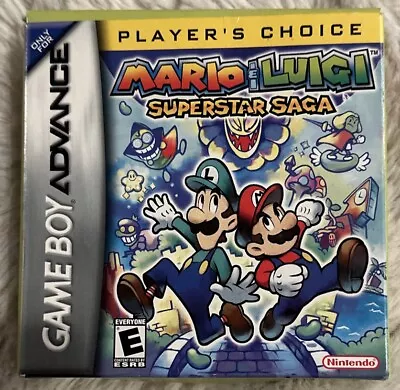 Mario & Luigi: Superstar Saga (Game Boy Advance 2003) • $31