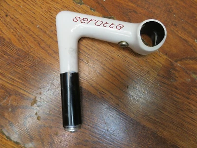 $149.99 • Buy VINTAGE SEROTTA PANTOGRAPH By CINELLI RECORD  1 X 105 X 26 QUILL STEM - WHITE