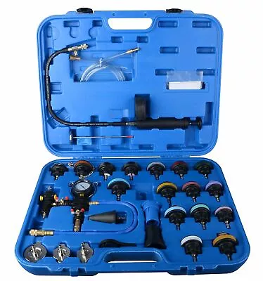 $84.95 • Buy 28pcs Radiator Pressure Tester Coolant Purge Refill Vacuum Cooling System Kit