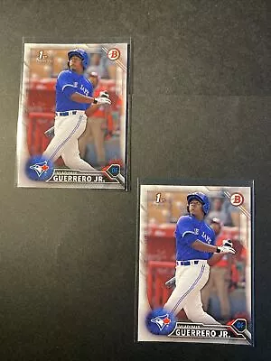 (2) 2016 1st Bowman Vladimir Guerrero Jr. Toronto Blue Jays • $0.01