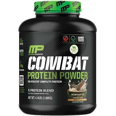 MusclePharm Combat Protein Powder  - 4 Lb 52 Servings Horchata Flavor • $69.99