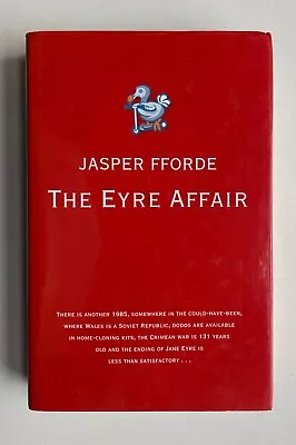 Jasper Fforde The Eyre Affair Hardcover Edition 2001 • £30