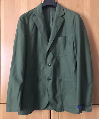 Polo Ralph Lauren Green Unstructured Cotton Blazer Khaki Green; Medium • £120