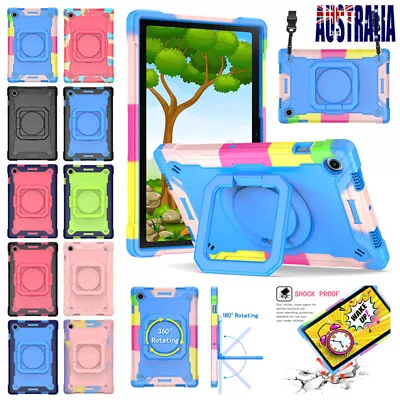 $10.99 • Buy Shockproof Stand Case Cover + Strap For Samsung Galaxy Tab A A7 Lite A8 Tablet