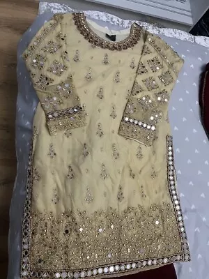 Asian Pakistani Indian Wedding/party Wear Dress Size Medium • £30