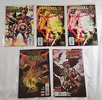 Marvel Zombies 2 Comic Lot Of 5 (2007) Destroy! Battleworld • $15