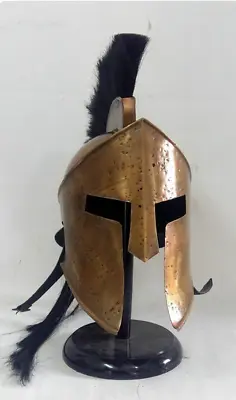300 Movie Spartan King Leonidas Medieval Roman Helmet Halloween Costumes Gift • $139.59