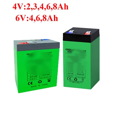 New 2Ah 4Ah 6Ah 8Ah Rechargeable 6V 4V Battery For Electronic Scale Toy Vehicles • £43.14