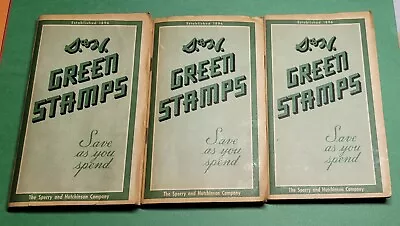 S & H Green Stamps Book By Sperry And Hutchinson Company ~Vintage 1950s • $19