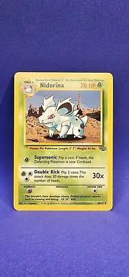 Nidorina Italian Pokemon Card - Jungle 40/64 (1999) - Excellent Condition • $1.99