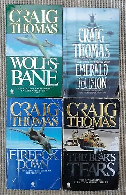 4 Craig Thomas Paperback Novels. • £3.99