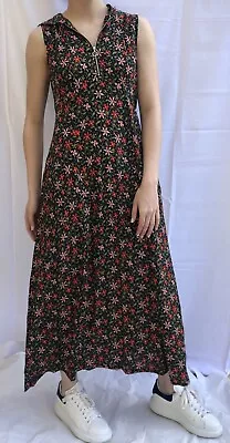 $150 • Buy Alexa Chung Hooded Floral Dress Sleeveless UK10
