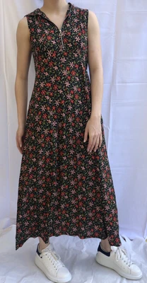 $150 • Buy Alexa Chung Hooded Floral Dress Sleeveless UK10