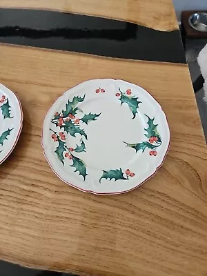 VILLEROY AND BOCH HOLLY -SET OF 2 Bread PLATES 6 5/8  New • $30