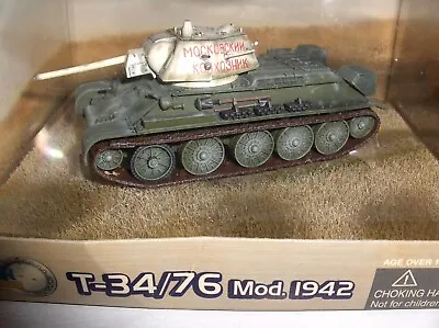 Dragon Armor 1/72 T-34/76 Die Cast Tank 4th Guards Winter 1942-43 No. 60165 • $38.99