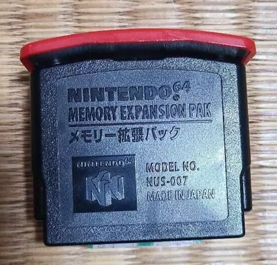 Nintendo 64 Memory Expansion Pak N64 Authentic Official Pack OEM Region Free • $84.73