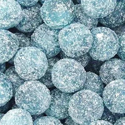 BARNETTS MEGA SOUR BLUE RASPBERRY Pick & Mix Extreme Sour Acid Candy Sweets • £3.39