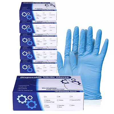 10-1000Pcs Disposable Nitrile/Latex/Vinyl Exam Dental Medical Gloves Powder Free • $7.51