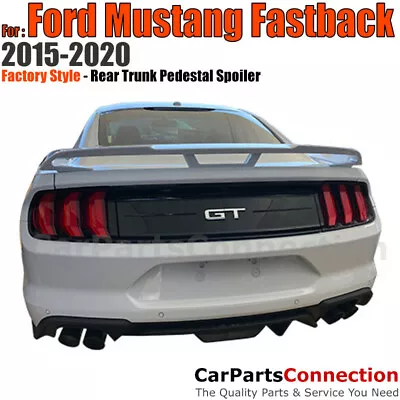 Primer Rear Trunk Spoiler For 15-20 Ford Mustang Pedestal Factory Style PRIMERED • $307.99