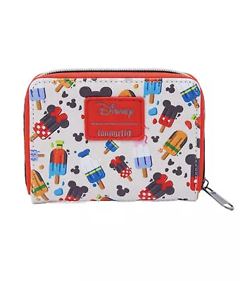 Loungefly Mickey Popsicles Zipper Wallet • $18