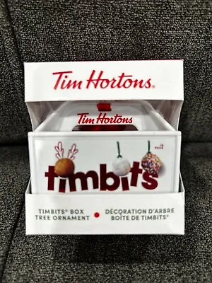 $17 • Buy 2020 Tim Hortons'  Ornament    TIMBITS BOX   New In Box