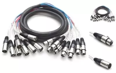  Speakers 8 Channel XLR Snake Cables Pro Audio Snake Cables 10 Foot  • $99.10