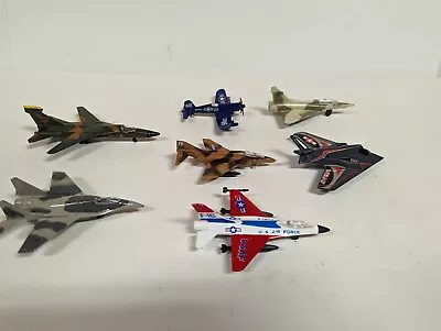 Diecast Planes Jets Military Lot Of 7 Matchbox Road Champs Dyna-flites READ • $25.99