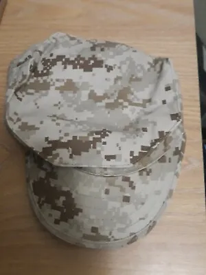 USMC COVER GARRISON MARPAT DESERT US MARINE CORPS CAP HAT X-Small • $9.99