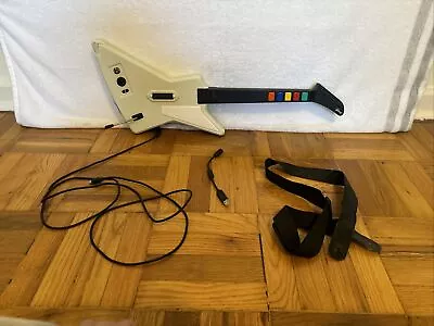 Guitar Hero Xbox 360 X-Plorer Xplorer Wired RedOctane READ DESC W Dongle & Strap • $59.99