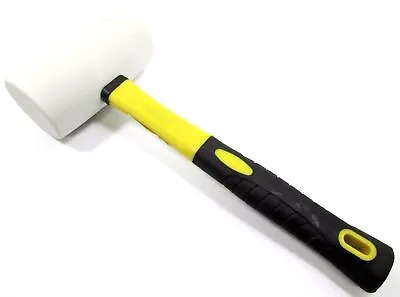 32oz LARGE White Rubber Mallet/Hammer MARK FREE Handle UPVC/Window/Glazing/Panel • £7.39