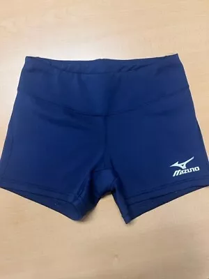 Women's Mizuno Performance Volleyball Shorts Navy With Size SMALL  • $14