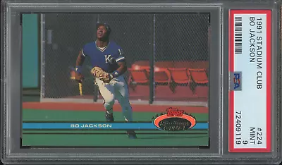 1991 Topps Stadium Club #224 Bo Jackson Mint PSA 9 • $0.99