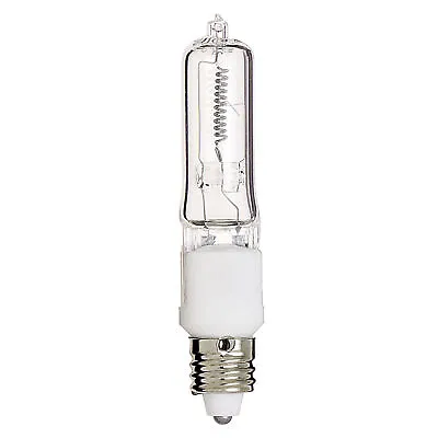 Satco S3485 S3107 100Q/CL/MC 100W 120V T4 Mini Candelabra E11 Clear Bulb 2900K • $8.93