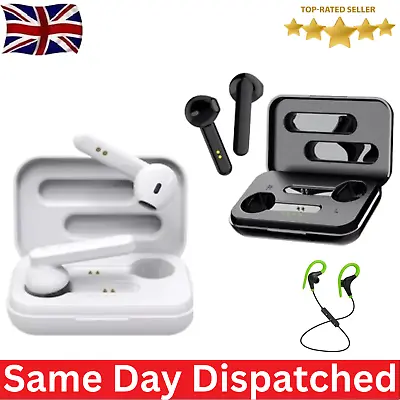 Wireless Bluetooth Headphones Earphones Earbuds In-ear For Samsung IPhone -UK • £3.99