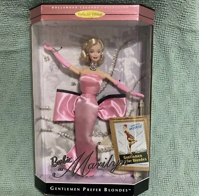 Barbie As Marilyn Monroe Gentlemen Prefer Blondes 1997 Mattel 17451 NRFB • $137.39