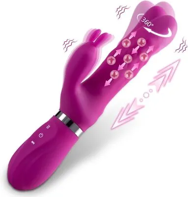 Rotating Thrusting G-spot Rabbit Vibrator Clit Massager Sex Toys For Women • $15.99
