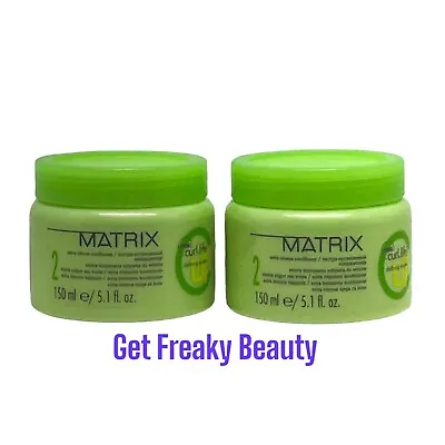 2 PACK. 5 Oz. Matrix Curl Life # 2 Extra Intense Conditioner. 150ml. NEW.  • $13.99